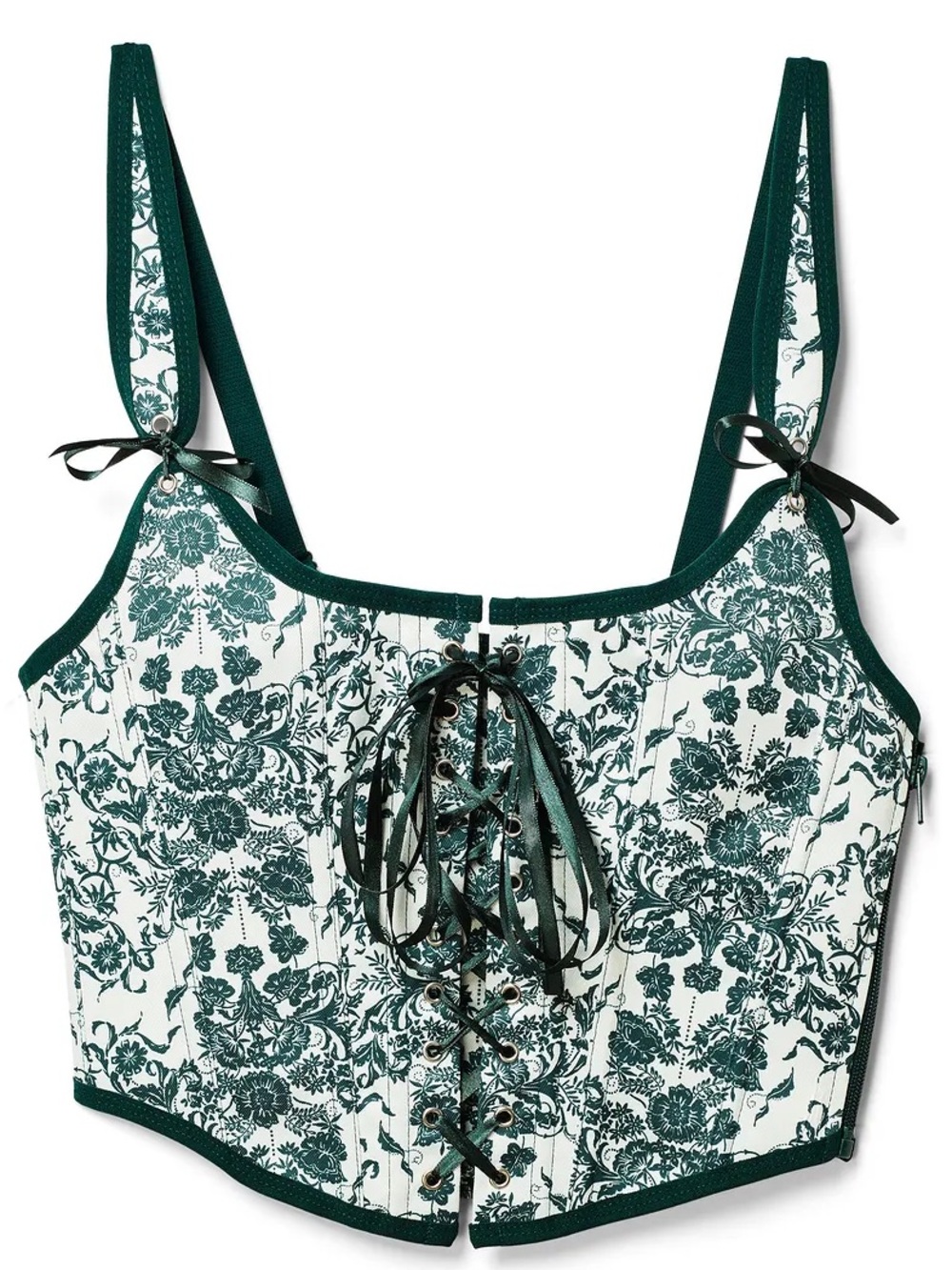 Adore Me Floral Corset Top - Picture 2 of 5